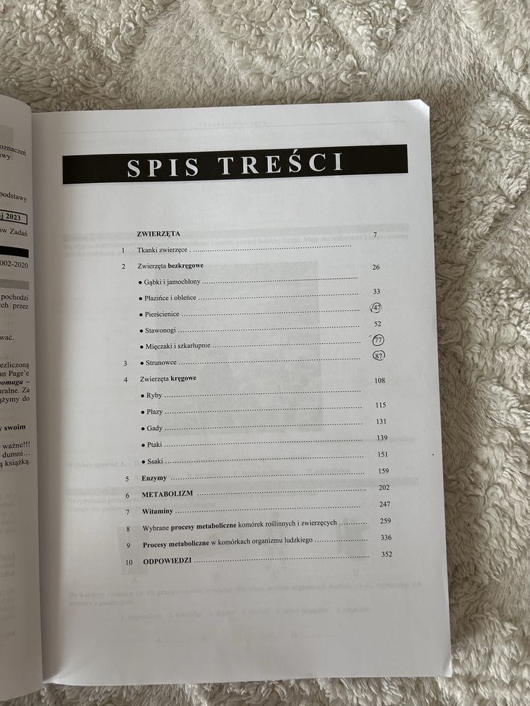 Zbiory zadań Witowski biologia 1,2,3