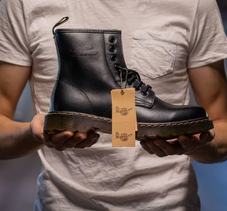 Ботинки мужские Dr. Martens 1460 Black 11822006 Доктор Мартенс (МЕХ)