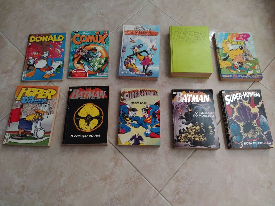 Livros de Banda Desenhada Disney e DC