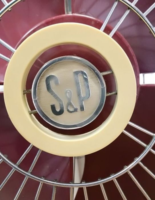 Ventoinha S & P vintage a funcionar.