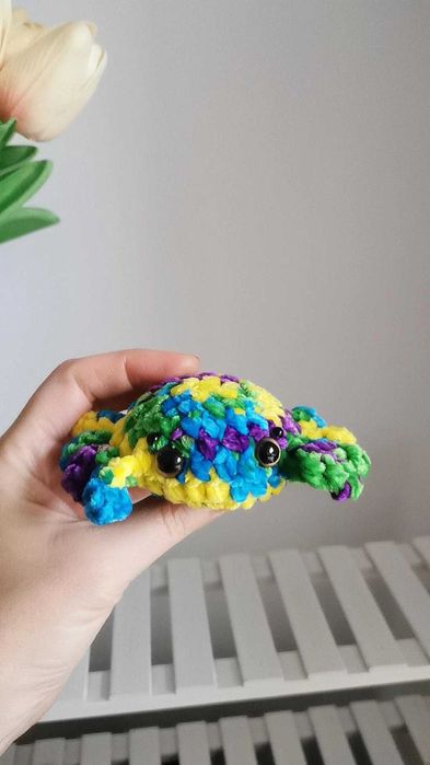 Pająk na szydełku handmade, dekoracja