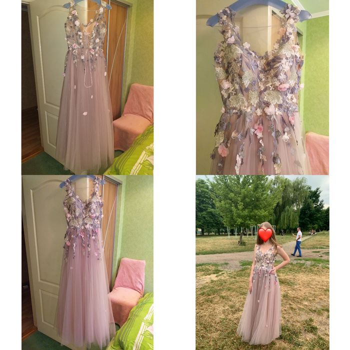 Нежное вечернее платье/выпускное