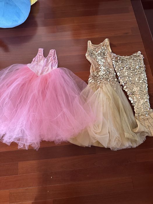 Сукні карнавальні фея і русалка 7 років