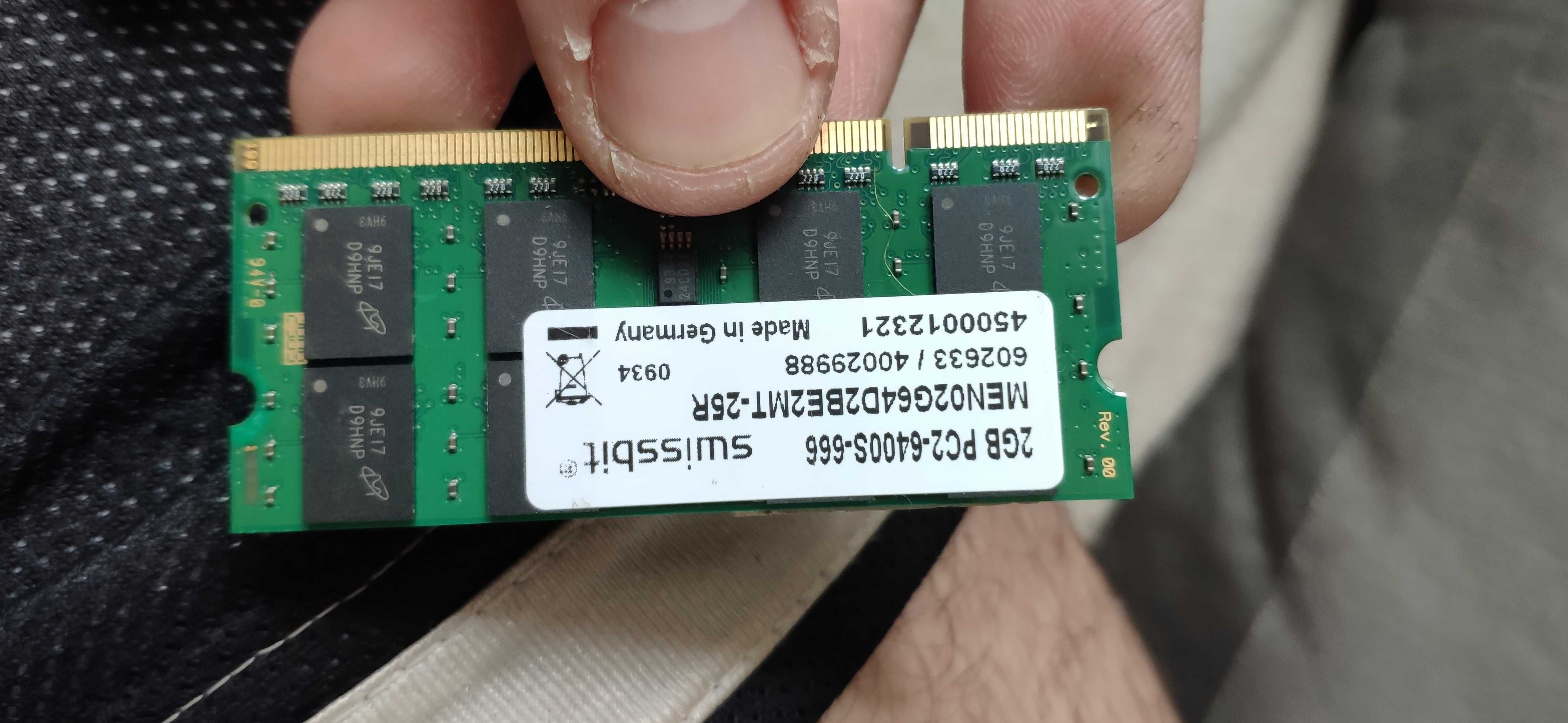 pamięć RAM DDR2 2x2GB Kingston i swissbit