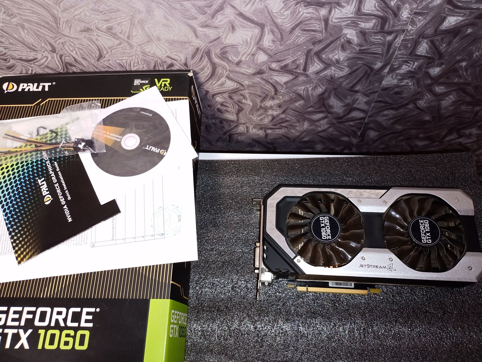 GeForce GTX1060 OC Palit JetStream 6Gb DDR5 192bit