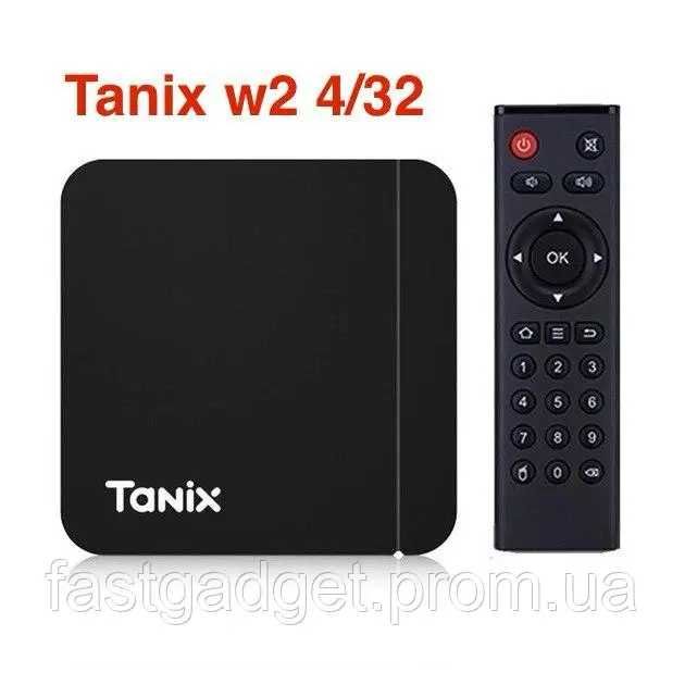 ⫸ TANIX W2 4/32 Amlogic S905W2 смарт тв приставка Android 11 tv box