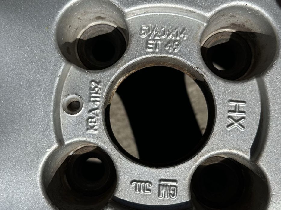 Alufelgi Opel 4x100 14"