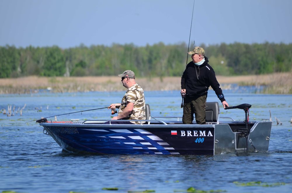 Łódź aluminiowa Brema 400 V , łódki wędkarskie