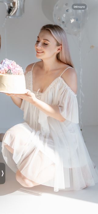 Сукня біла хs-s zara