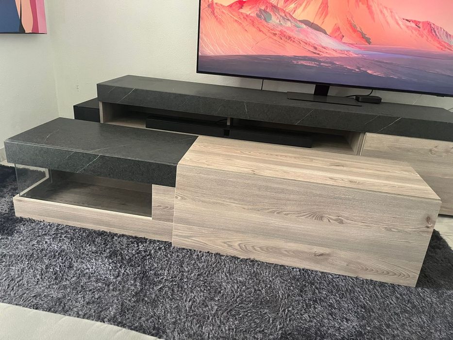 Vendo movel novo VETTERA cinza com 4 módulos