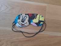 Cekinowa maska opaska do spania z Myszką Minnie Mouse