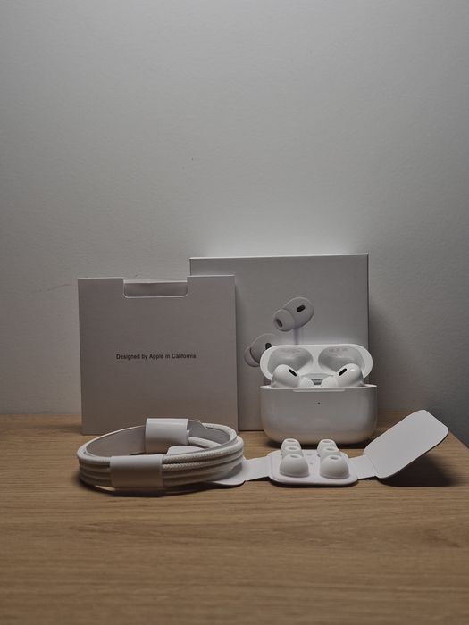 Apple AirPods Pro 2 (druga generacja, model A2968 – wersja USB-C)