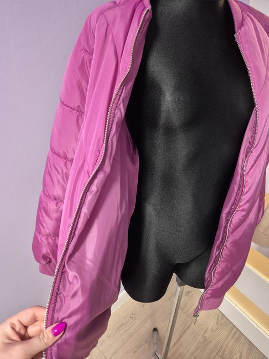 Ciepła pikowana bomberka oversize o nieco dłuższym kroju M 38