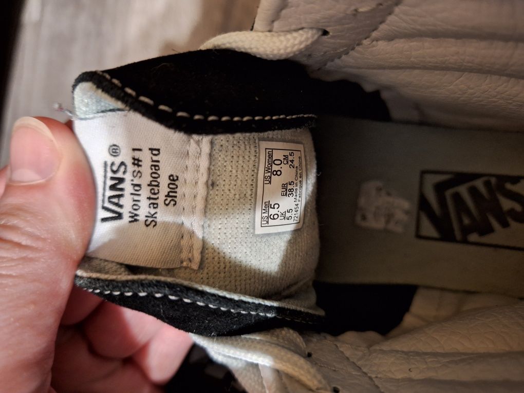 Vans wysokie 38.5