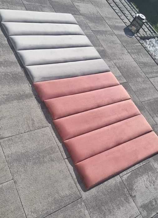 Panele plotek, materiał velvet