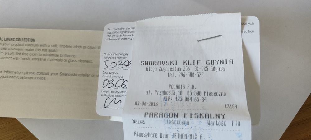 Bransoletka męska SWAROVSKI Atmosphere