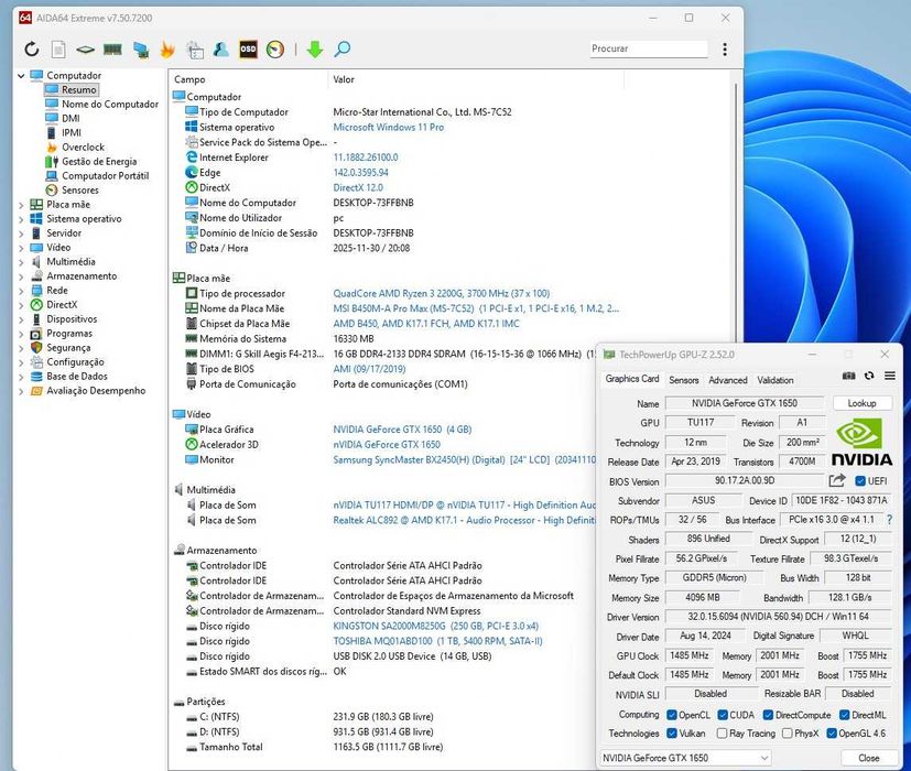 Torre Desktop Gaming AMD CM