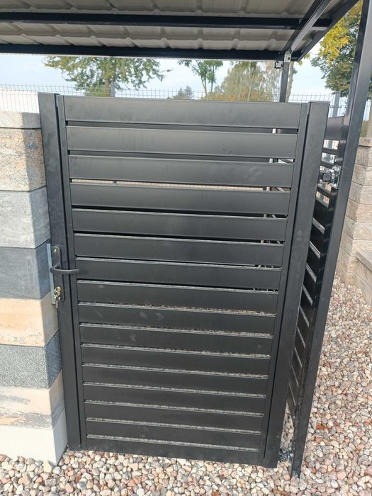 Furtka Palisadowa Gotowa do Montażu Komplet wym. 1000x1500mm Słupki