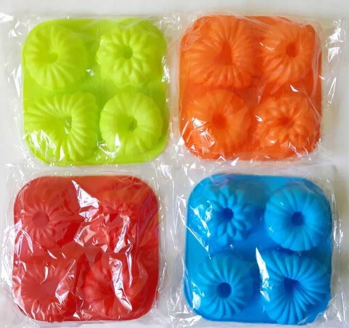 Forma Foremka Silikonowa Do Babeczek Muffinek Mix Kształtów