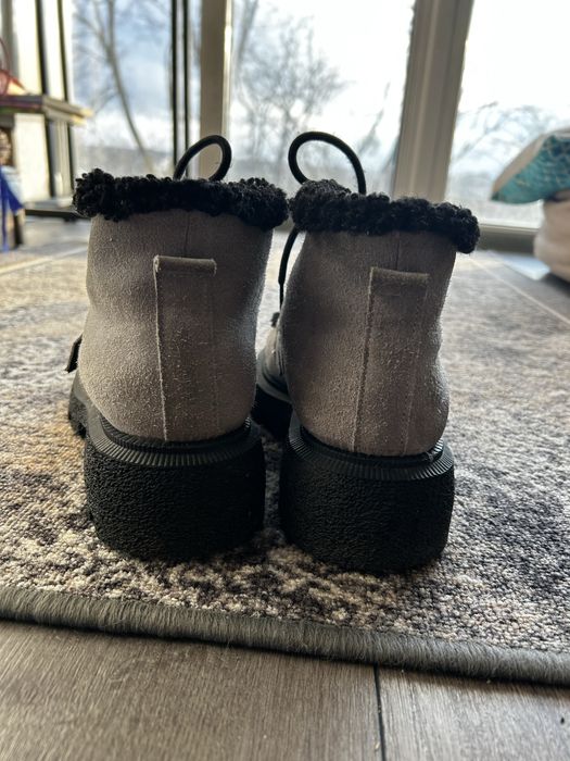 Зимові ботінки натуральна замша