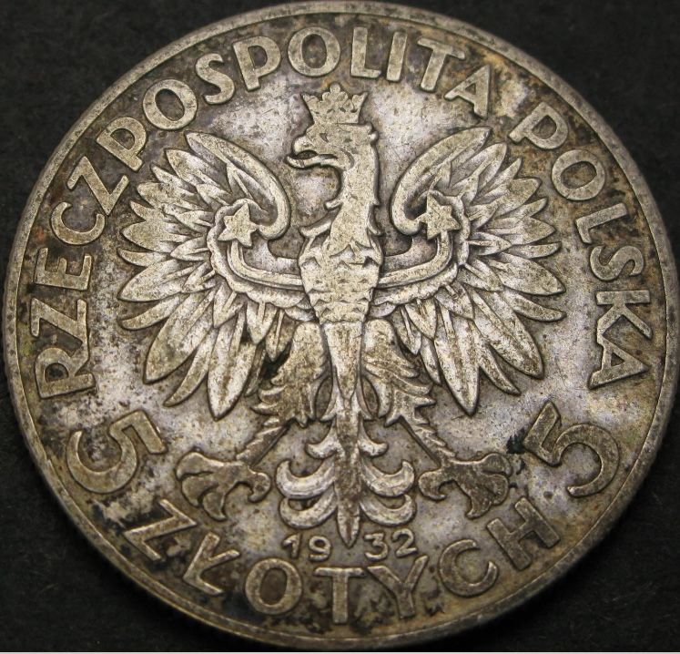 Moneta 5 zł 1932 bzm