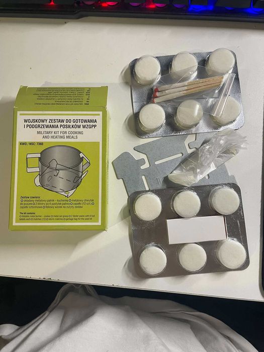 Wojskowy Zestaw do Gotowania i Podgrzewania Posiłków