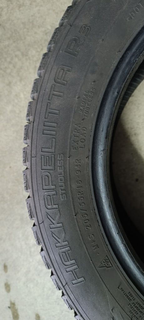 Зимові шини Nokian Hakkapeliitta R3 205/55 R16 94R XL Finland ,10.21р