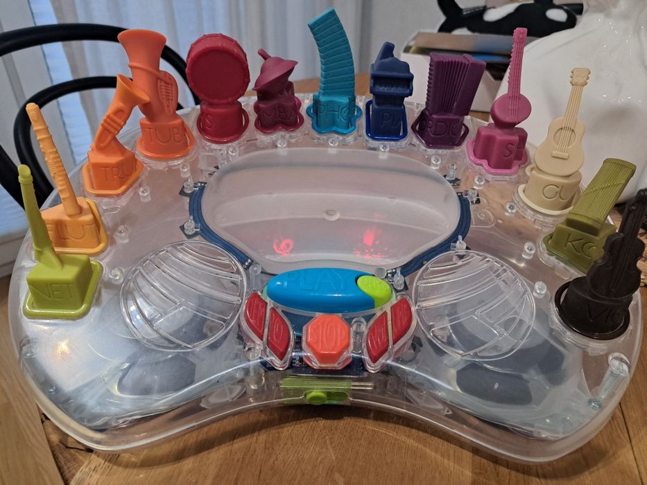 B Toys zestaw dyrygenta 13 instrumentów idealny stan.