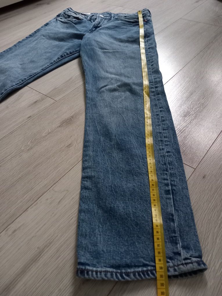 Spodnie jeansowe dżinsy regular fit 29/32 H&M