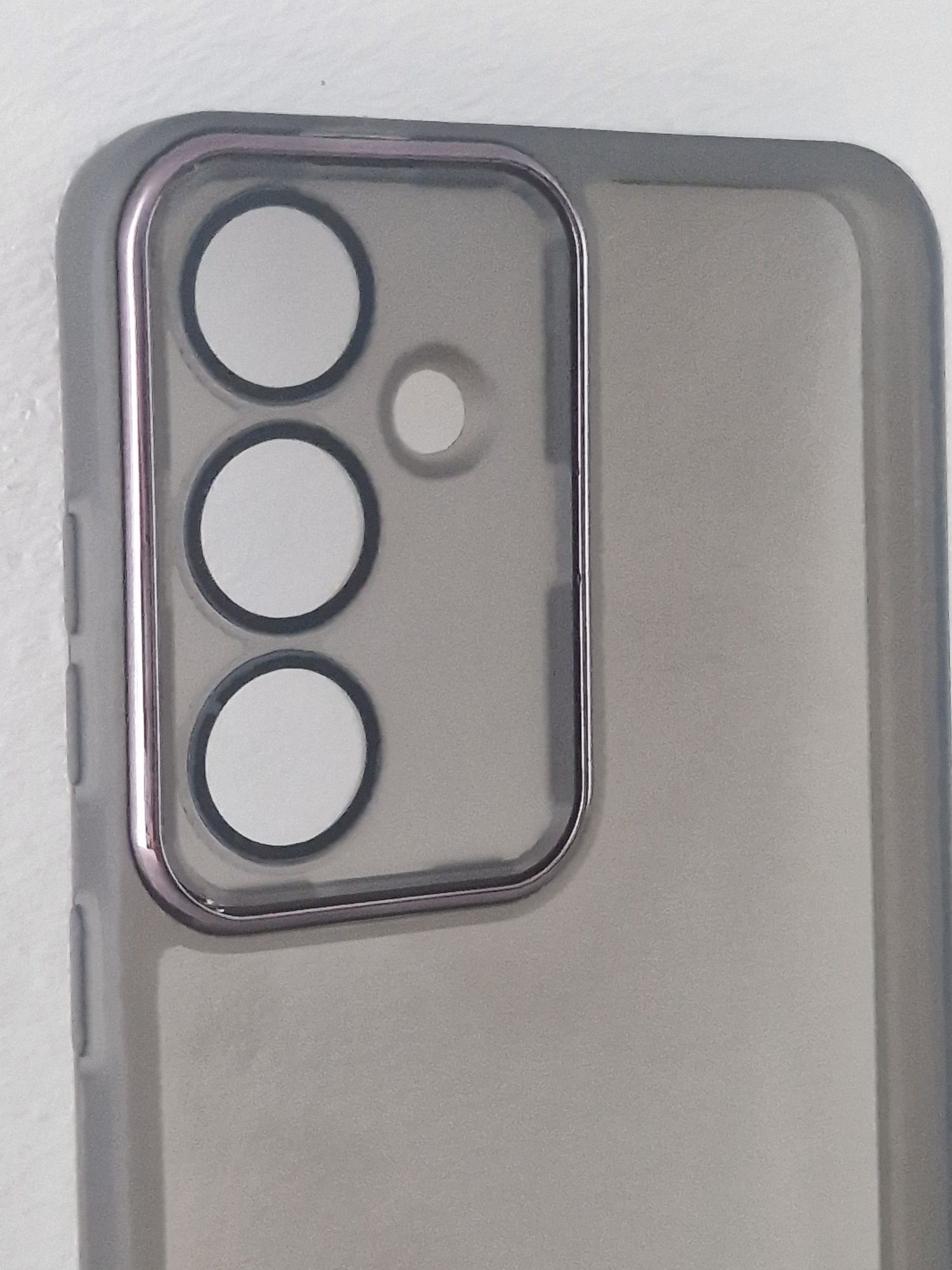 Protective Lens Case do Samsung Galaxy S24 czarny clear
