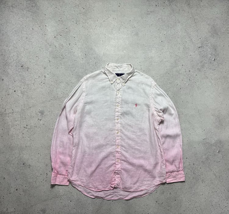 Ляная Рубашка Polo Ralph Lauren Оригинал Размер XL