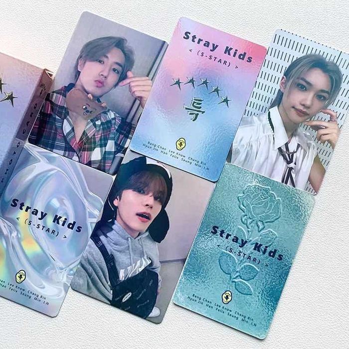 Набір кпоп голографічних карток Stray Kids №1, Стрей кідс