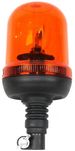 Lampa ostrzegawcza na trzpień kogut żarówka H1 elastyczny 12/24V flex