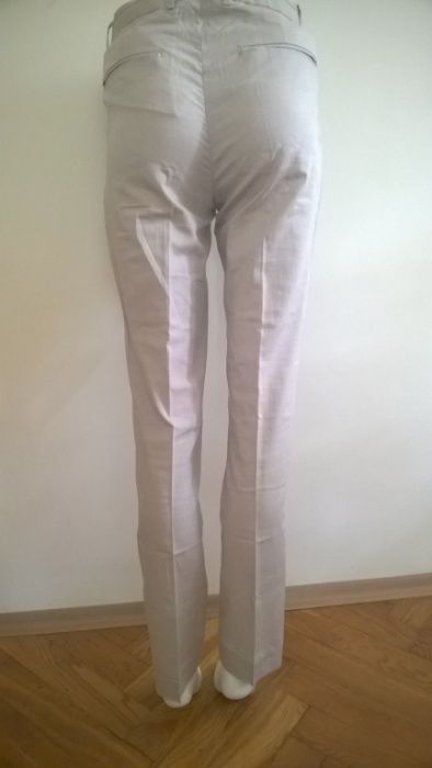 Spodnie męskie H&M, nowe, beżowe, slim fit, rozmiar 44