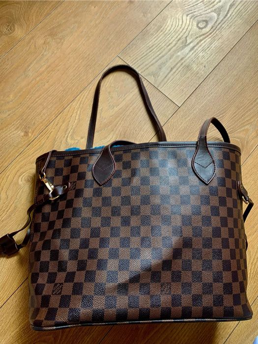Сумка Louis Vuitton Neverfull GM чек последнее фото