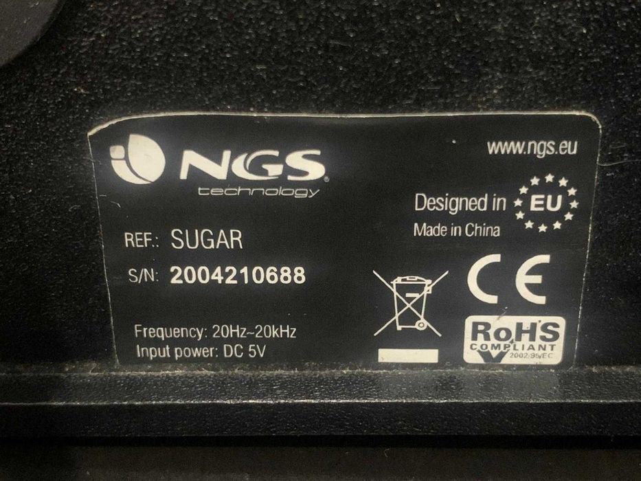 Colunas 2.1 NGS Sugar (PC - 20 W)