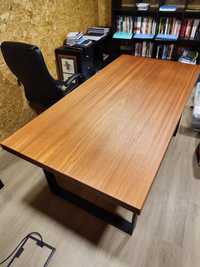 Mesa de jantar/Secretária (180x90 cm) - madeira africana