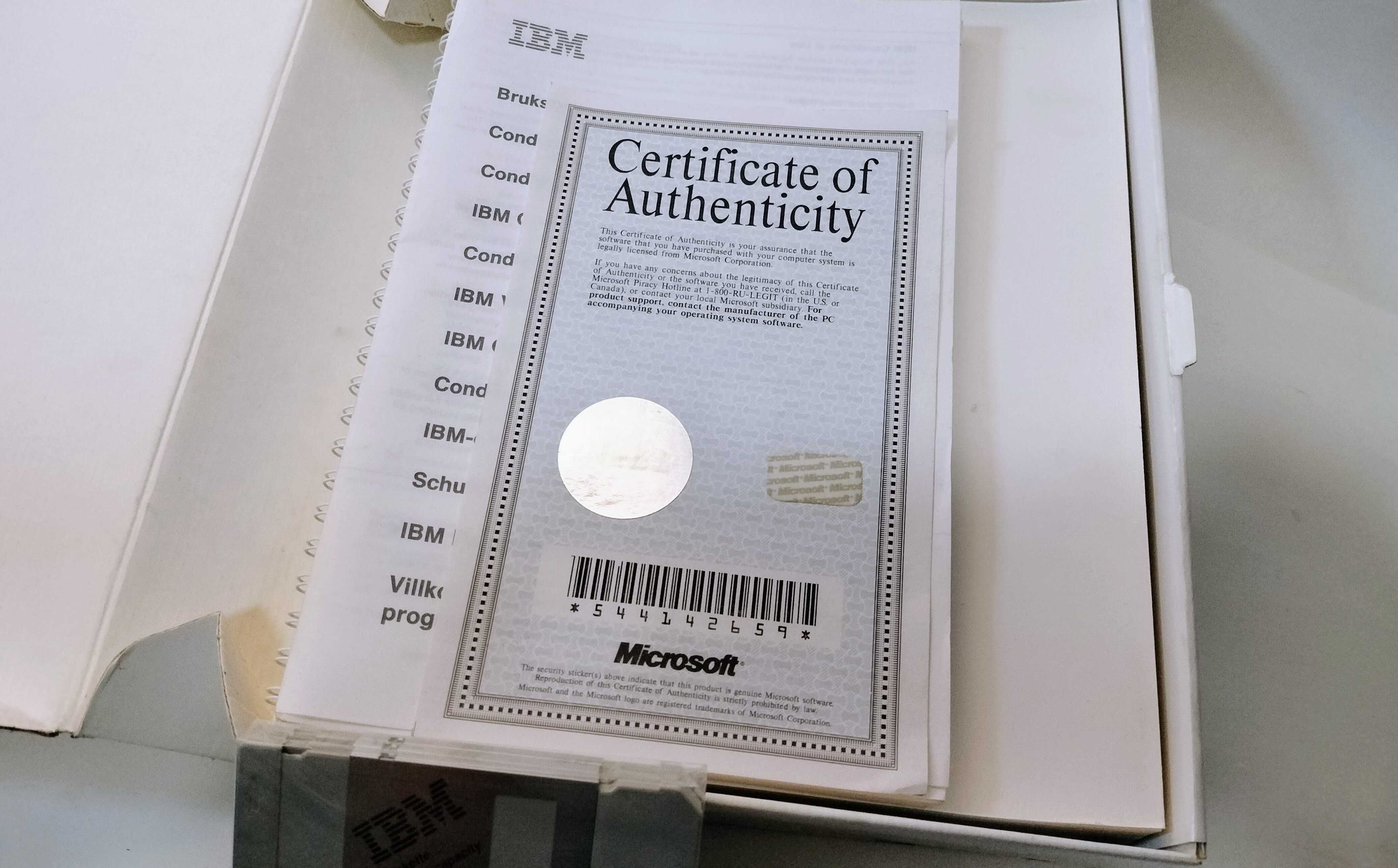Venda Software MS-DOS 5.0 IBM Disquetes - Edição Original