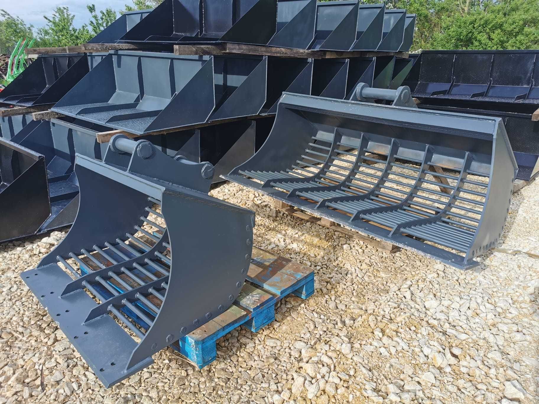 Ażurowa łycha przesiewowa do koparki Cat JCB i innych Producent