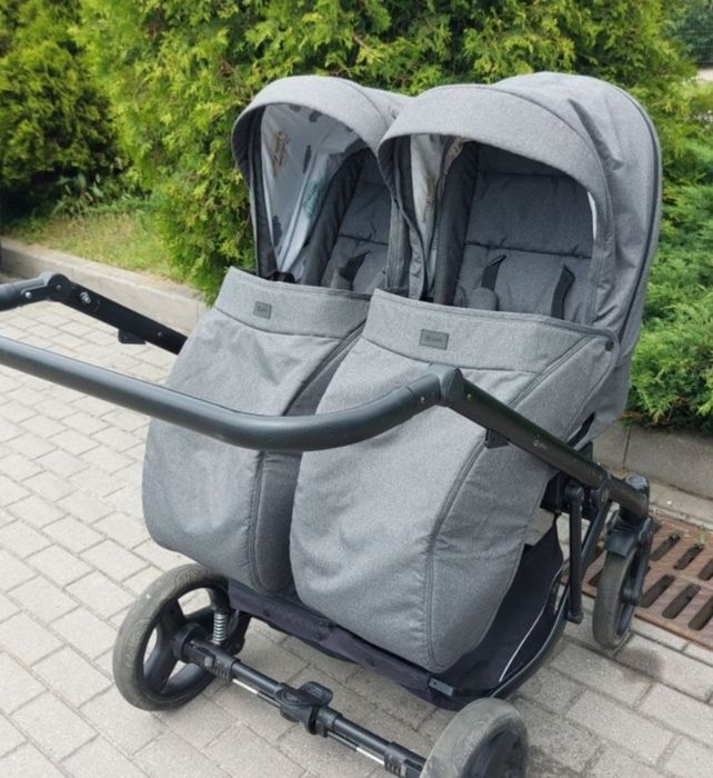 Wozek blizniaczy duo 2w1