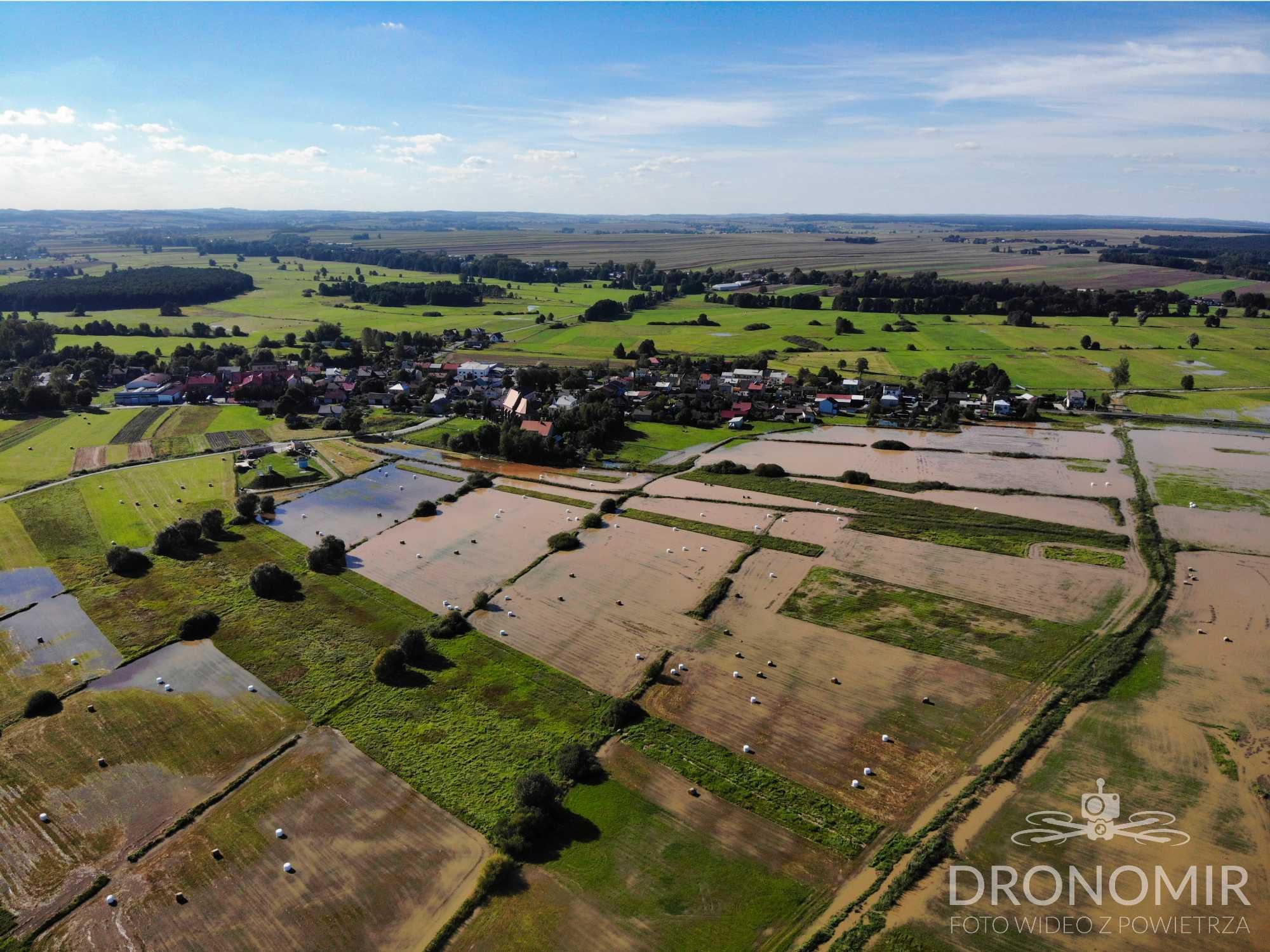 Usługi dron zdjęcia szkody rolnicze inspekcja audyt odszkodowanie