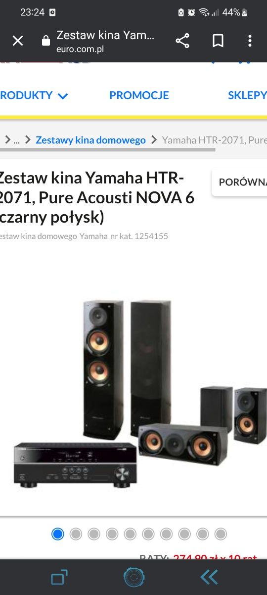 Kino domowe firmy yamaha