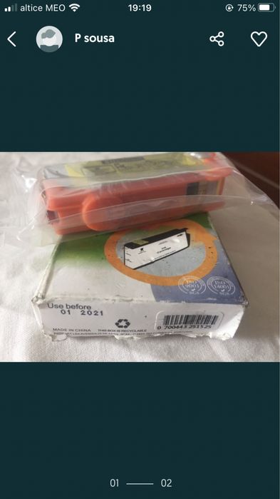 Tinteiros epson 341 348 E1292 E1294 T0344 T0345T para Hp 6950/60/70