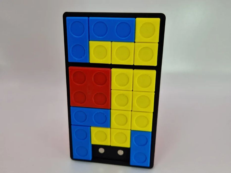 Puzzle "Bloco Vermelho" Magnético - Edição Móvel