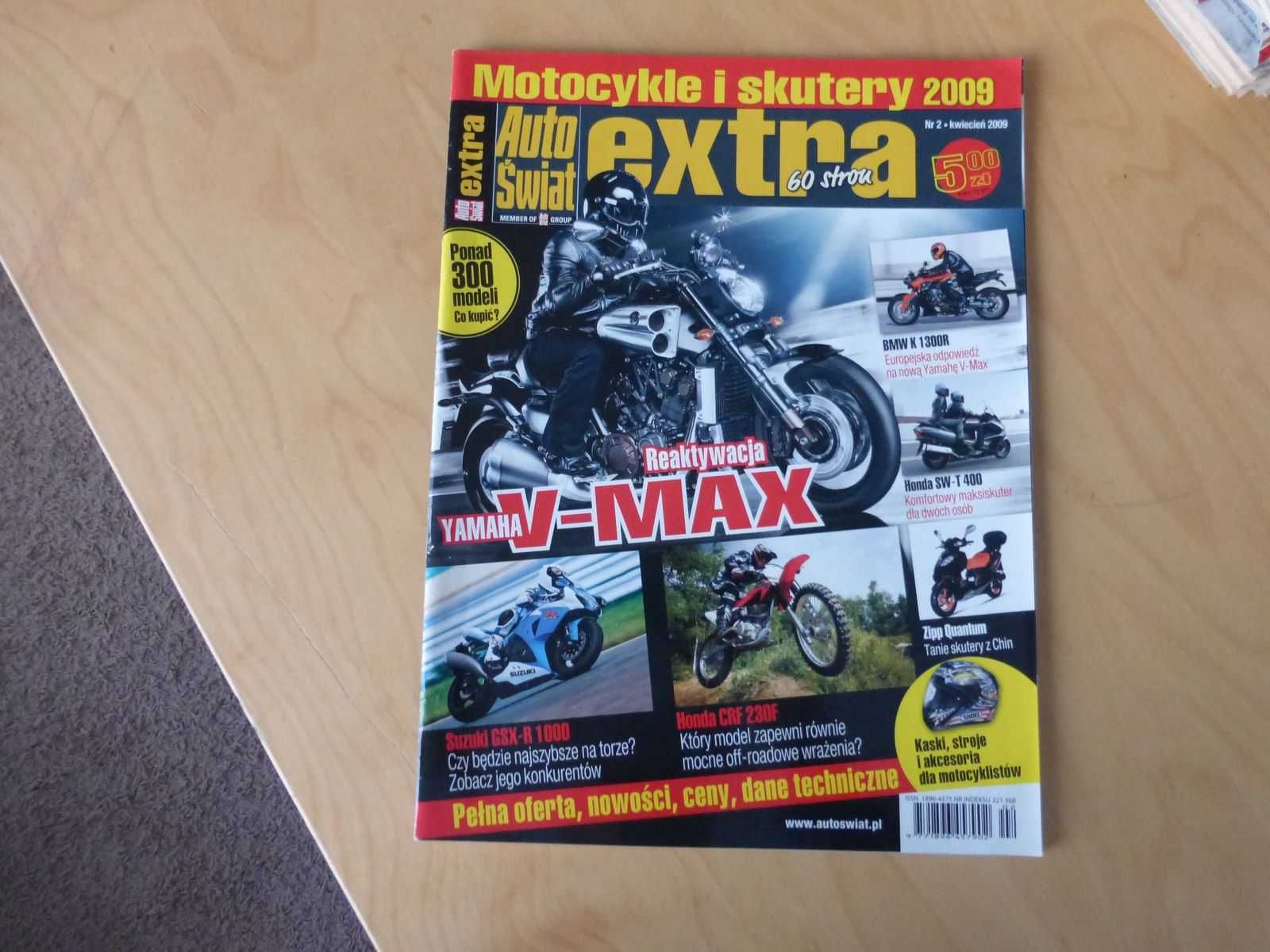 Katalog Auto Świat Extra Nr 2 kwiecień 2009. Motocykle i skutery 2009