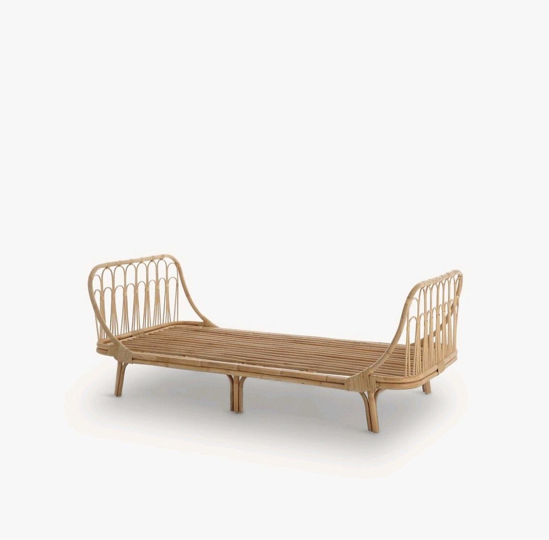 Cama individual em Rattan Meido, La Redoute