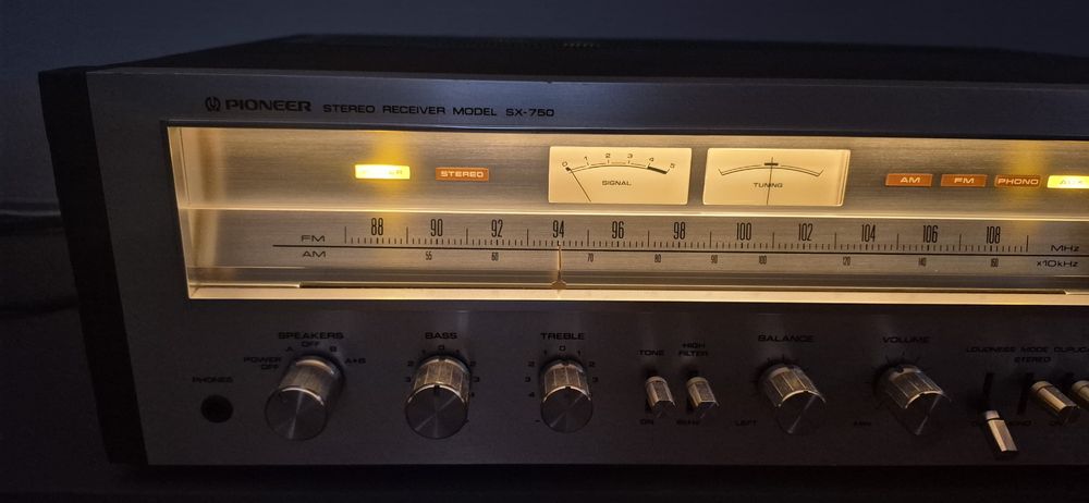 Wzmacniacz Pioneer SX 750 amplituner vintage