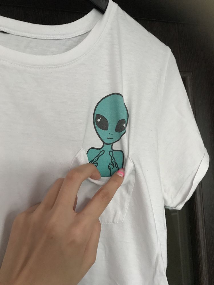 T-shirt z kieszonką