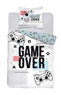 Pościel Play Game Over Pad Gamer 160x200+70x80 Bawełna 100%