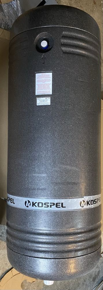 Poziomy wymiennik c.w.u boiler na ciepłą wodę 120L